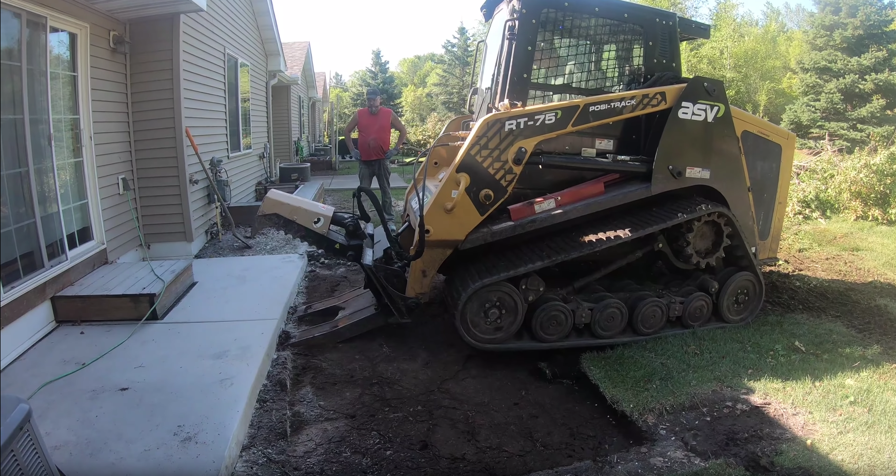 Featured image for “The Beak Skid Steer Attachment – Everything was wrong about this job site. Every basement in the complex was flooding.”