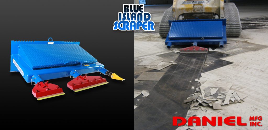 Blue Island Scraper Floor Scraping Skid Steer Attachment